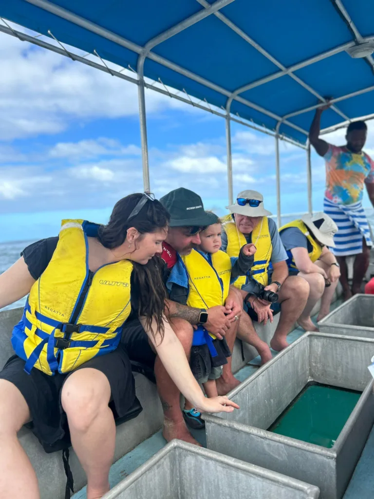 Glass-bottom boat tour - Fiji Hideaway Resort & Spa